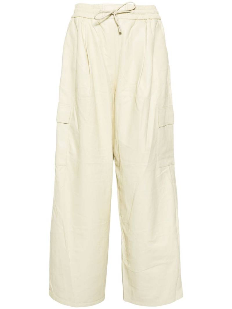 Yves Salomon straight-leg cargo pants - Yellow von Yves Salomon