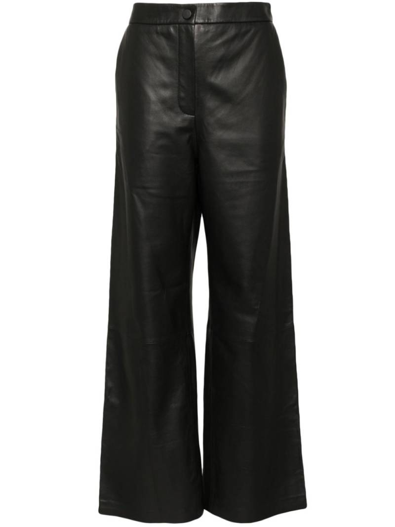 Yves Salomon straight-leg trousers - Black von Yves Salomon