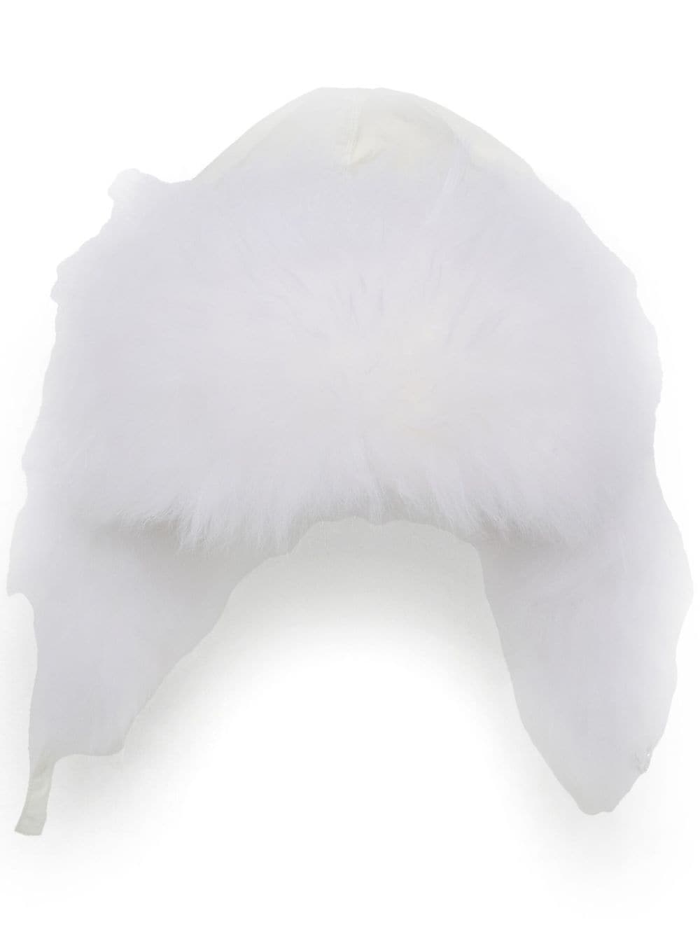 Yves Salomon technical cashmere ushanka hat - White von Yves Salomon