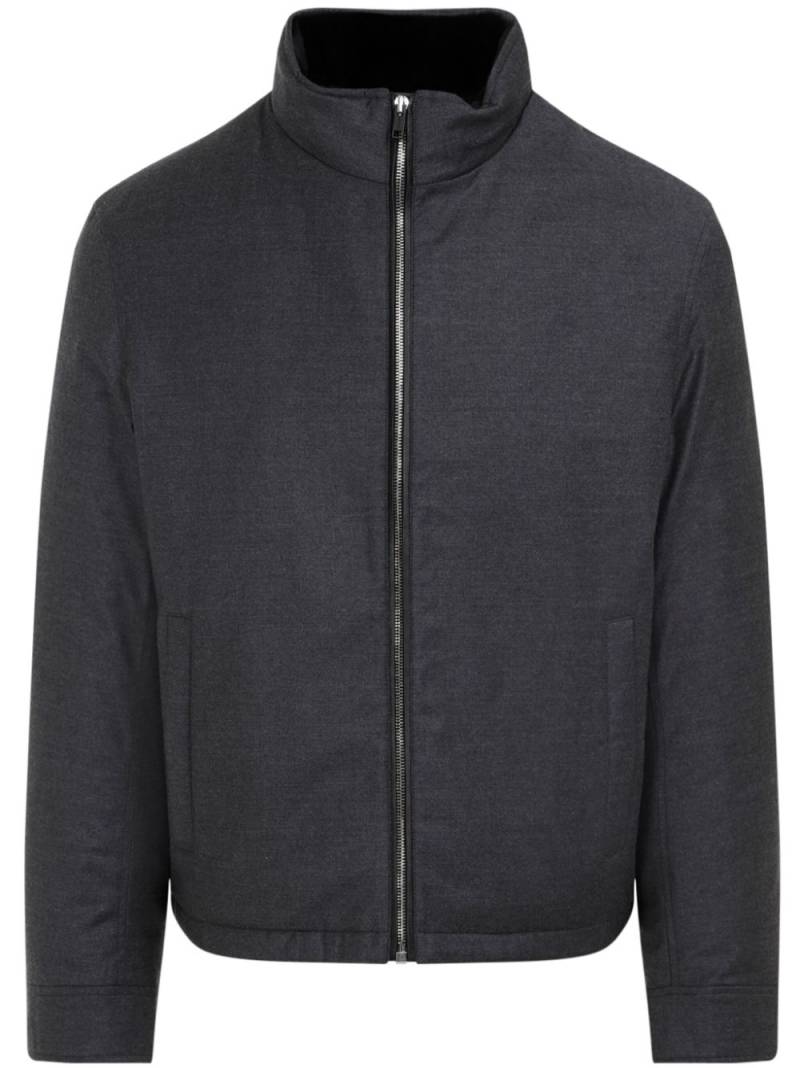 Yves Salomon zip-down jacket - Grey von Yves Salomon