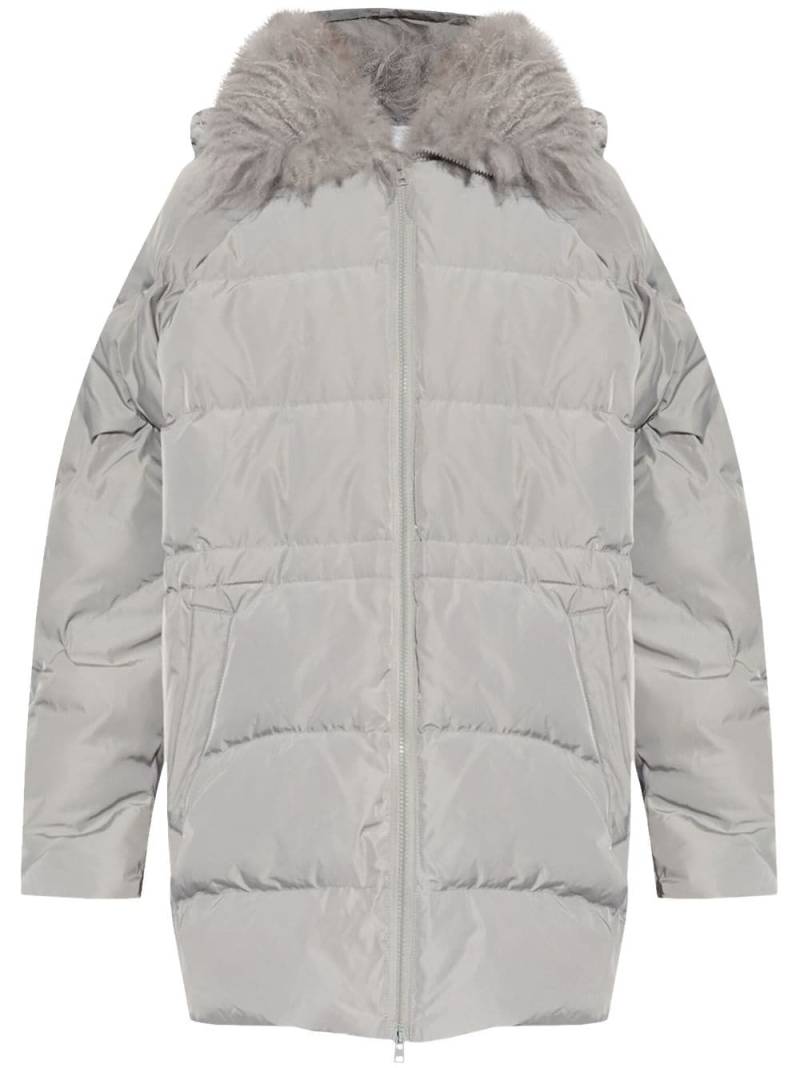 Yves Salomon zipped down jacket - Grey von Yves Salomon