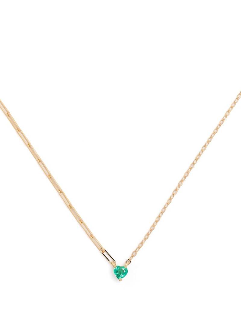 Yvonne Léon 18kt yellow gold Collier emerald necklace von Yvonne Léon