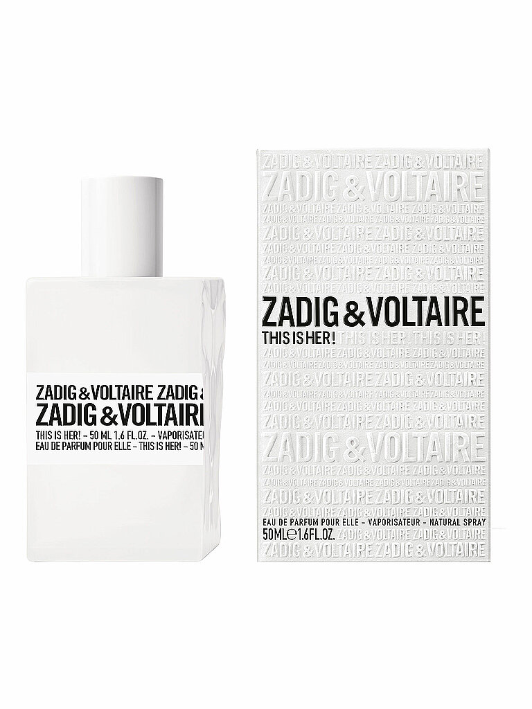 ZADIG & VOLTAIRE This is Her! Eau de Parfum Vaporisateur 50ml von ZADIG & VOLTAIRE