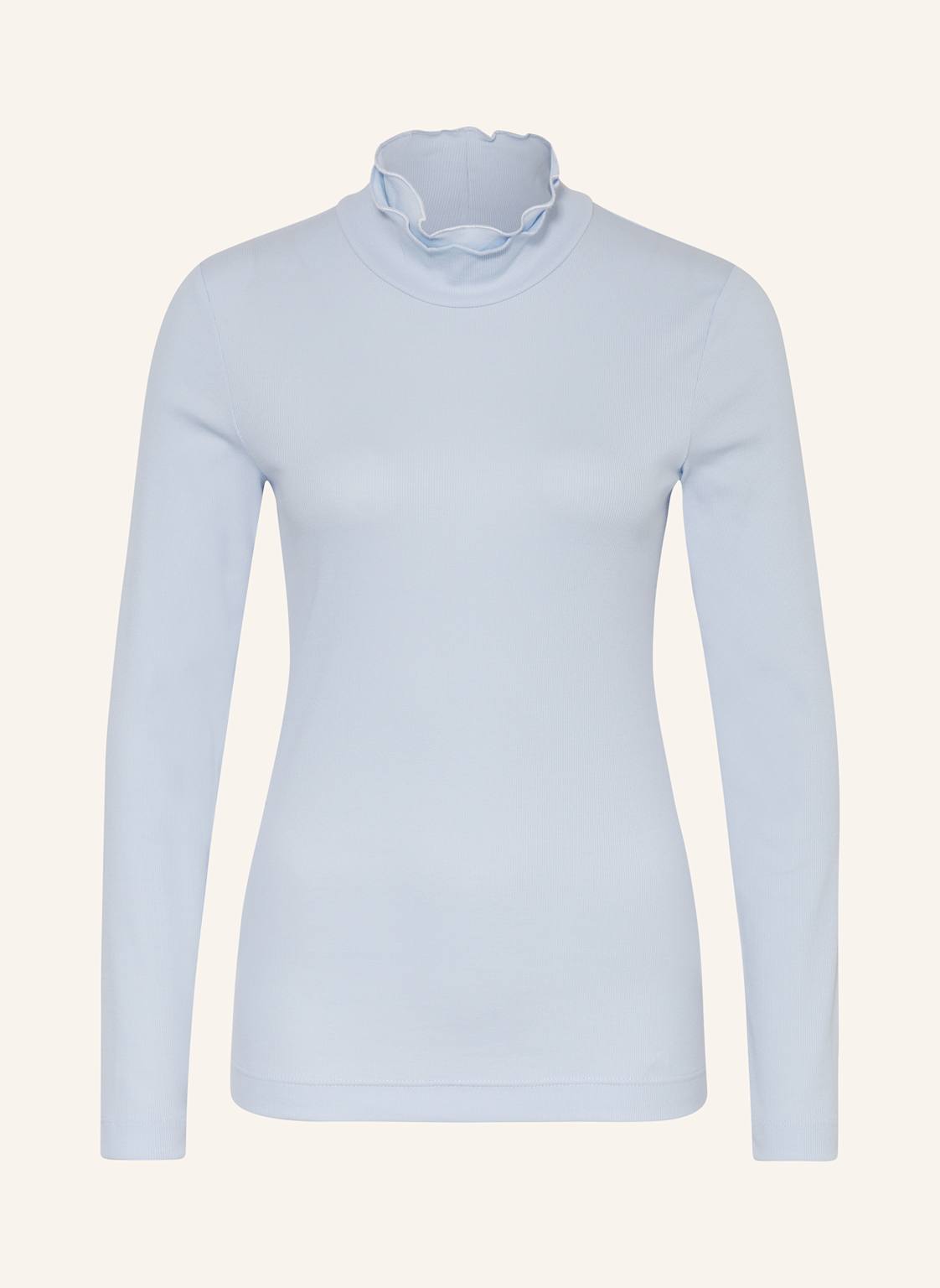 Zaída Longsleeve Mit Rüschen blau von ZAÍDA