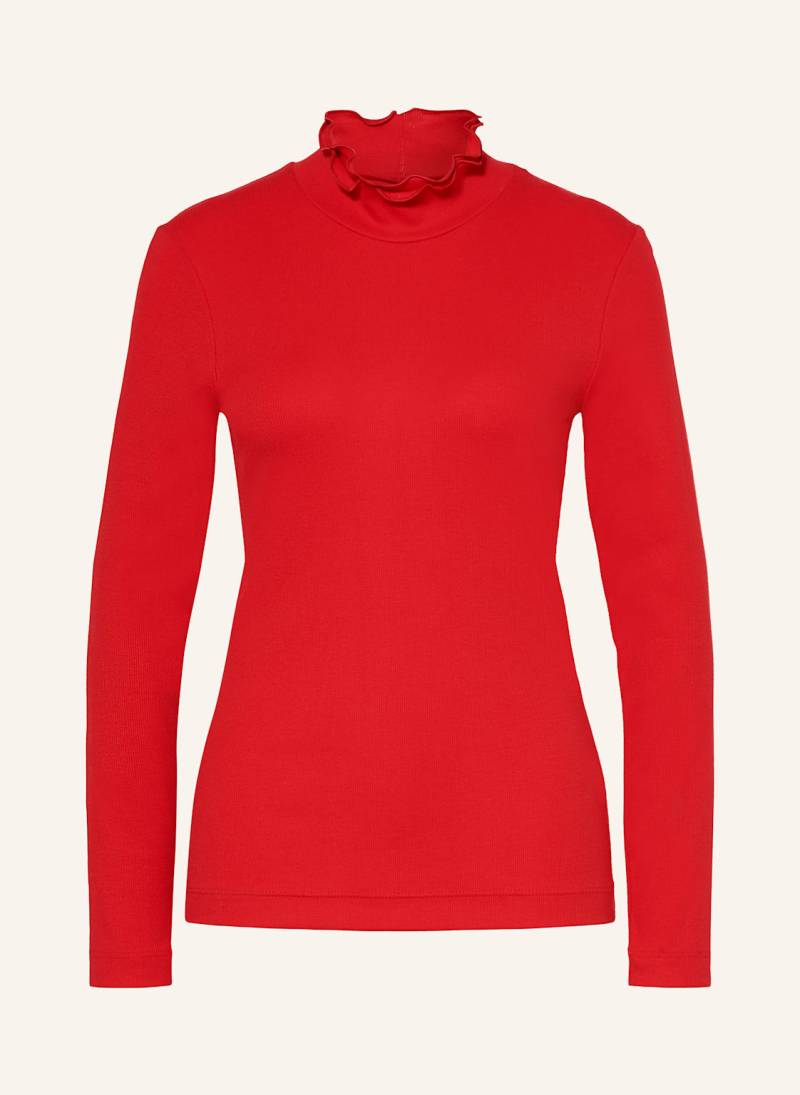 Zaída Longsleeve Mit Rüschen rot von ZAÍDA