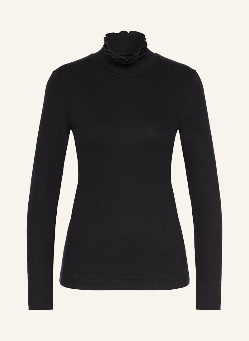 Zaída Longsleeve Mit Rüschen schwarz von ZAÍDA