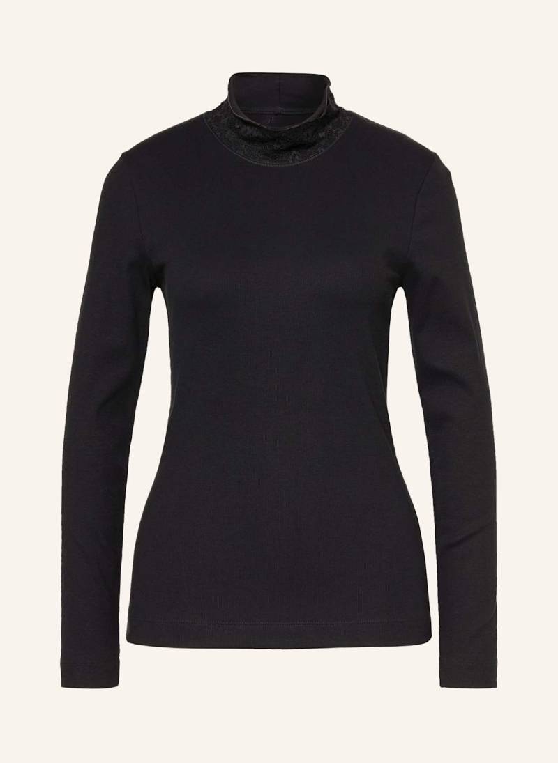 Zaída Longsleeve Mit Spitze schwarz von ZAÍDA