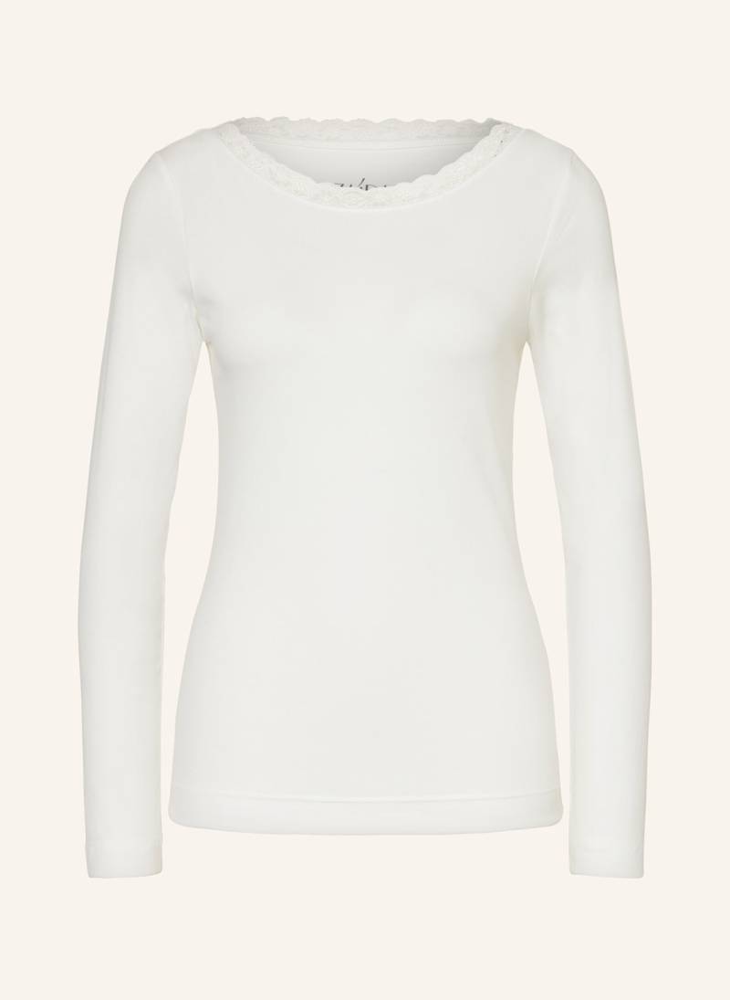 Zaída Longsleeve Mit Spitze weiss von ZAÍDA