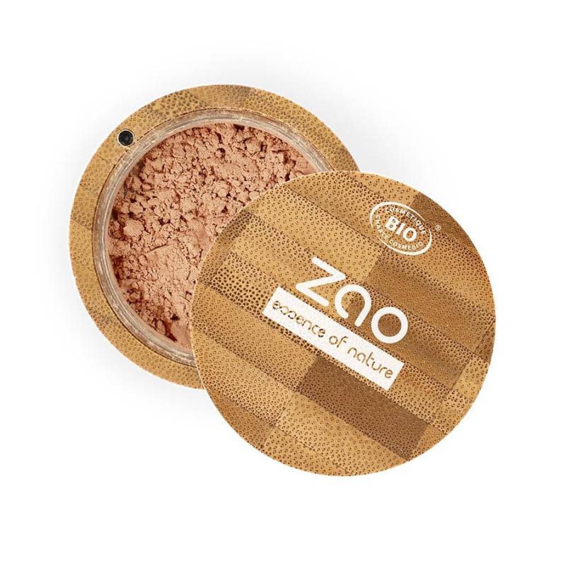 Mineral Silk Mattifying Loose Powder - Bio-zertifiziert, Vegan Und Nachfüllbar Damen Haselnussbeige 1 pezzo von ZAO MAKEUP