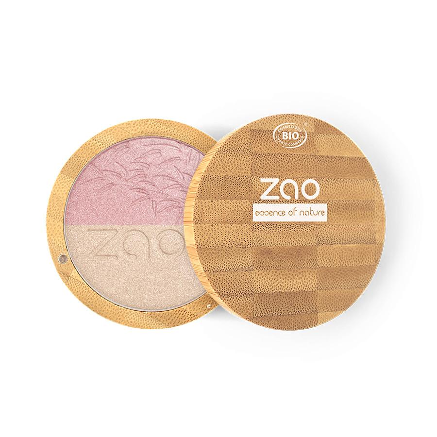 Shine-up Powder Enluminator - Bio-zertifiziert, Vegan Und Nachfüllbar Damen Rosa & Gold 1 pezzo von ZAO MAKEUP
