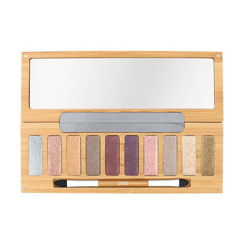 Ultra Shiny Palette - 10 Lidschatten - Bio Und Nachfüllbar Damen  1 pezzo von ZAO MAKEUP