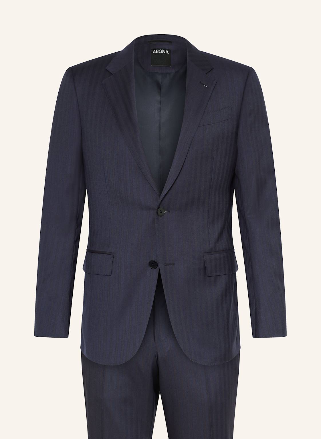 Zegna Anzug Extra Slim Fit blau von ZEGNA