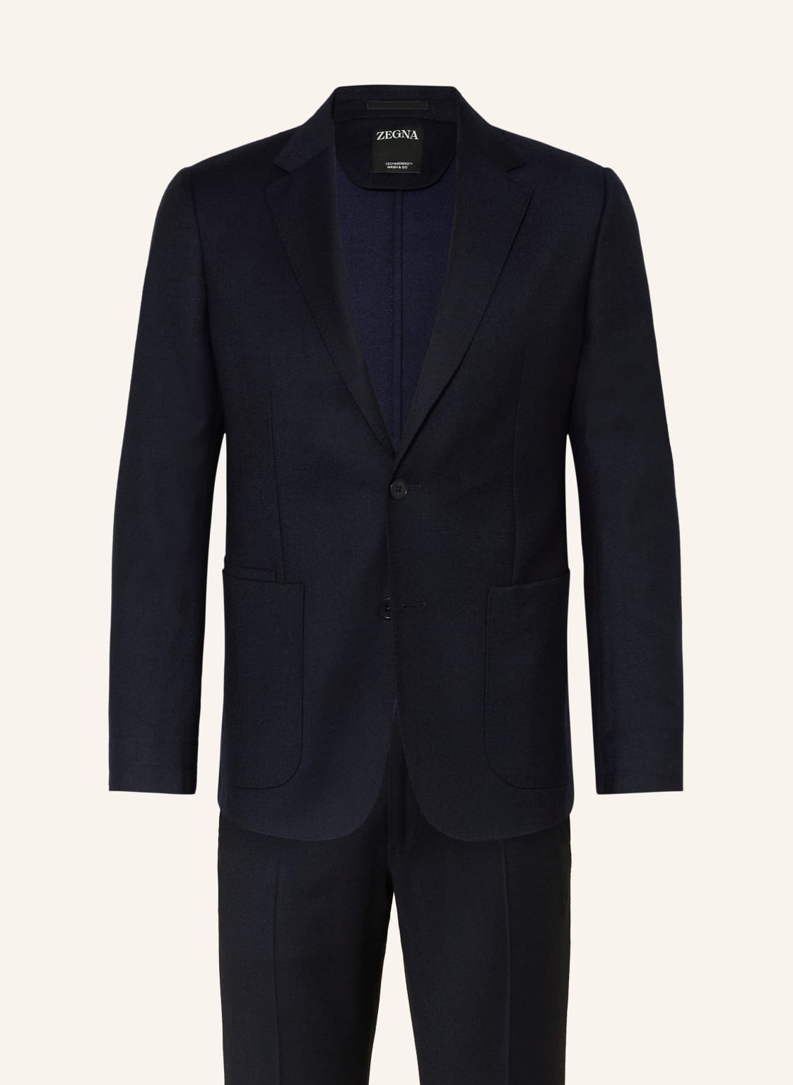 Zegna Anzug Extra Slim Fit Aus Merinowolle blau Zegna Anzug Extra Slim Fit Aus Merinowolle blau von ZEGNA