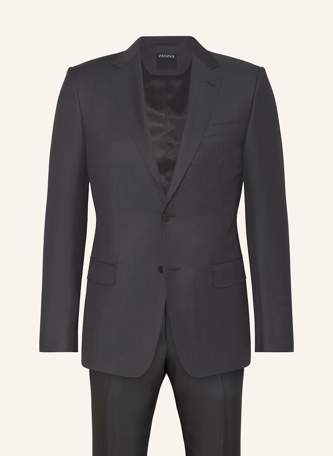 Zegna Anzug Regular Fit grau von ZEGNA