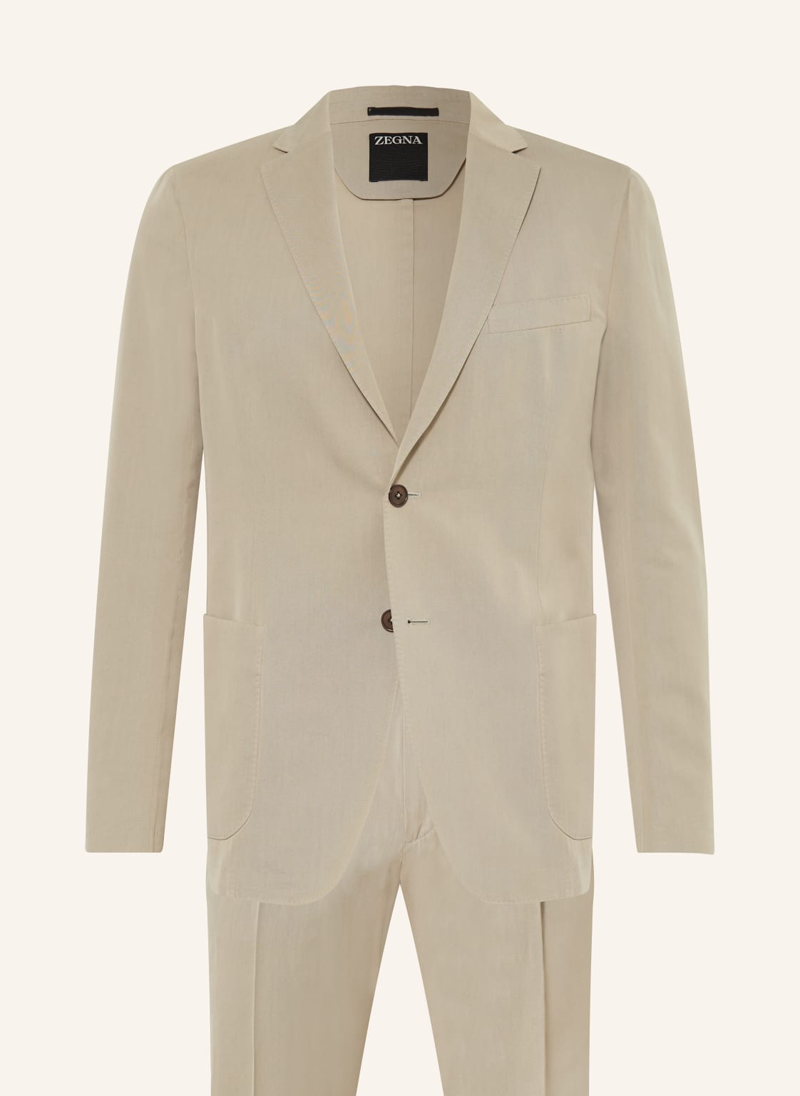 Zegna Anzug Slim Fit beige von ZEGNA