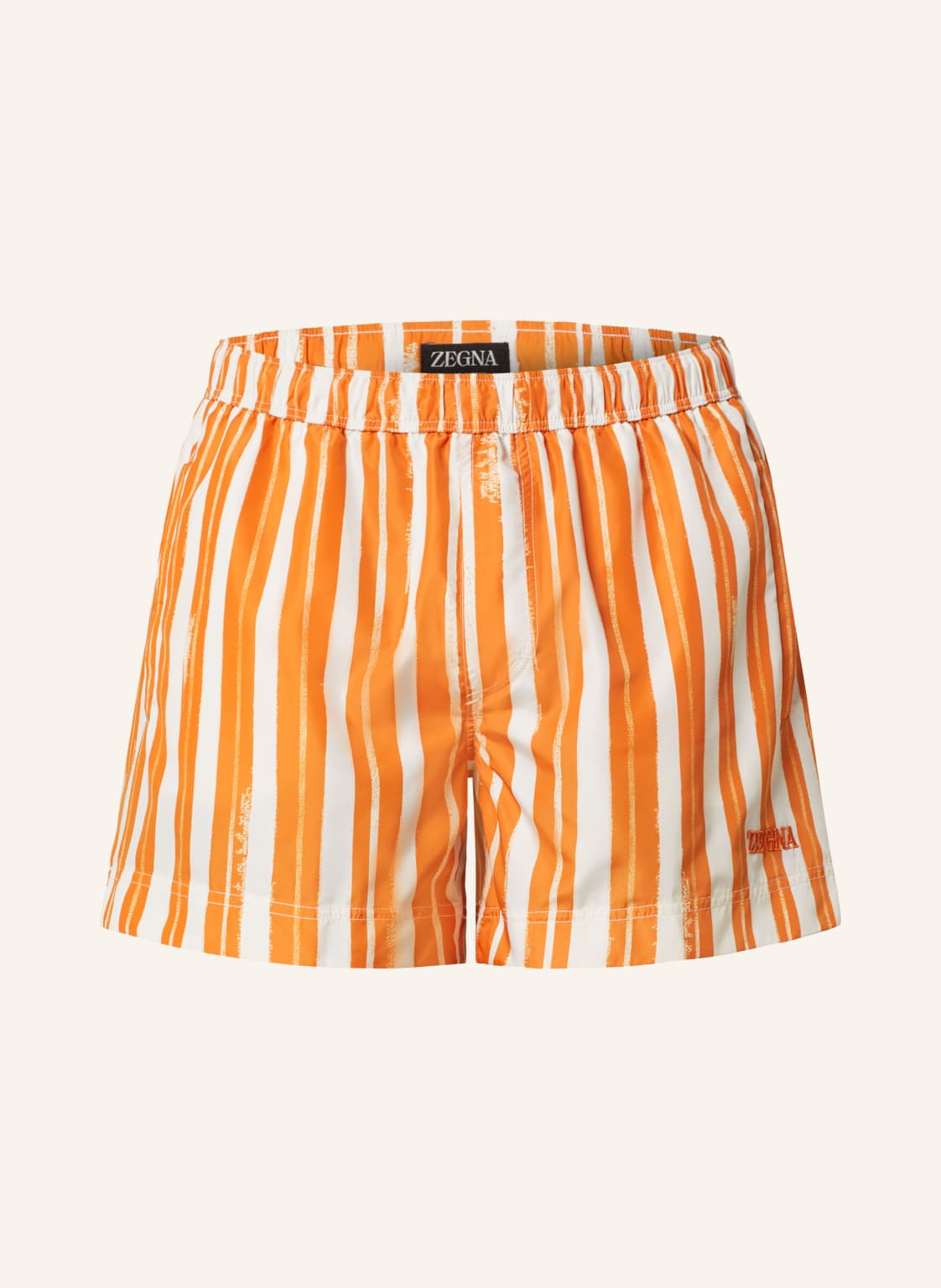 Zegna Badeshorts Righe Degradee orange von ZEGNA