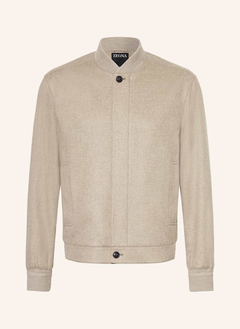 Zegna Cashmere-Blouson beige Zegna Cashmere-Blouson beige von ZEGNA