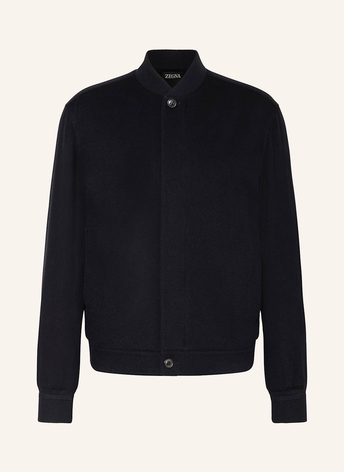 Zegna Cashmere-Blouson blau von ZEGNA