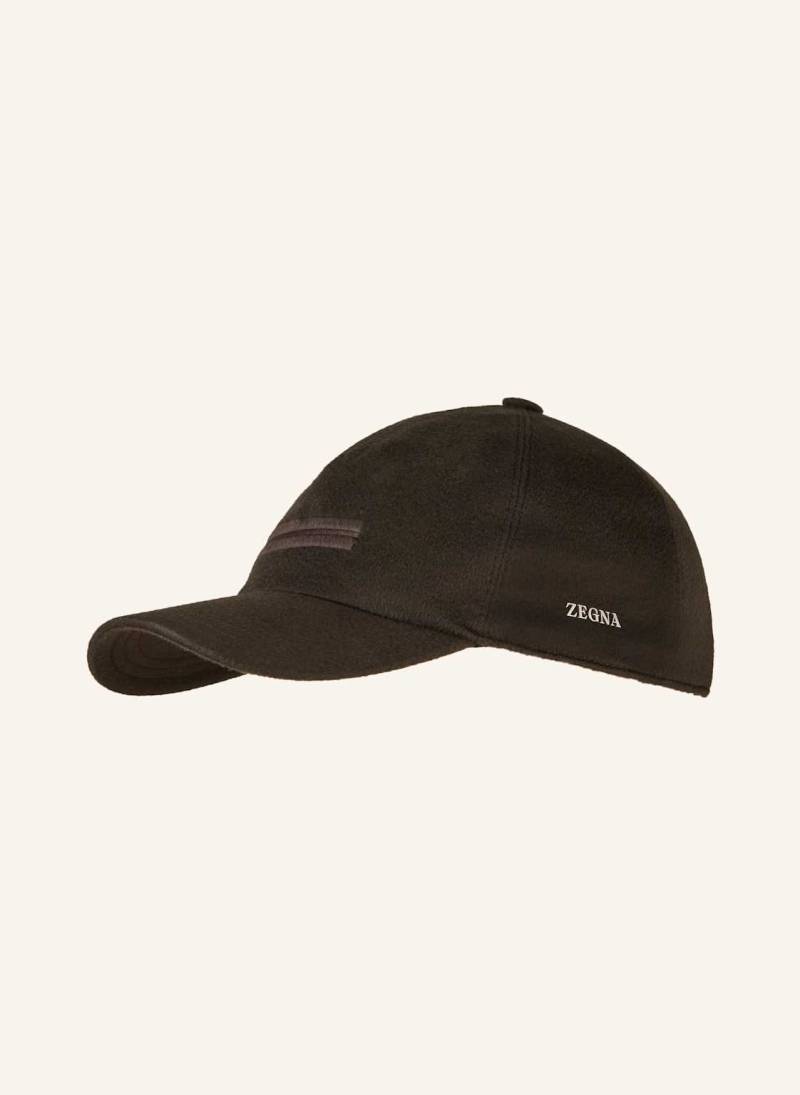 Zegna Cashmere-Cap Oasi braun von ZEGNA