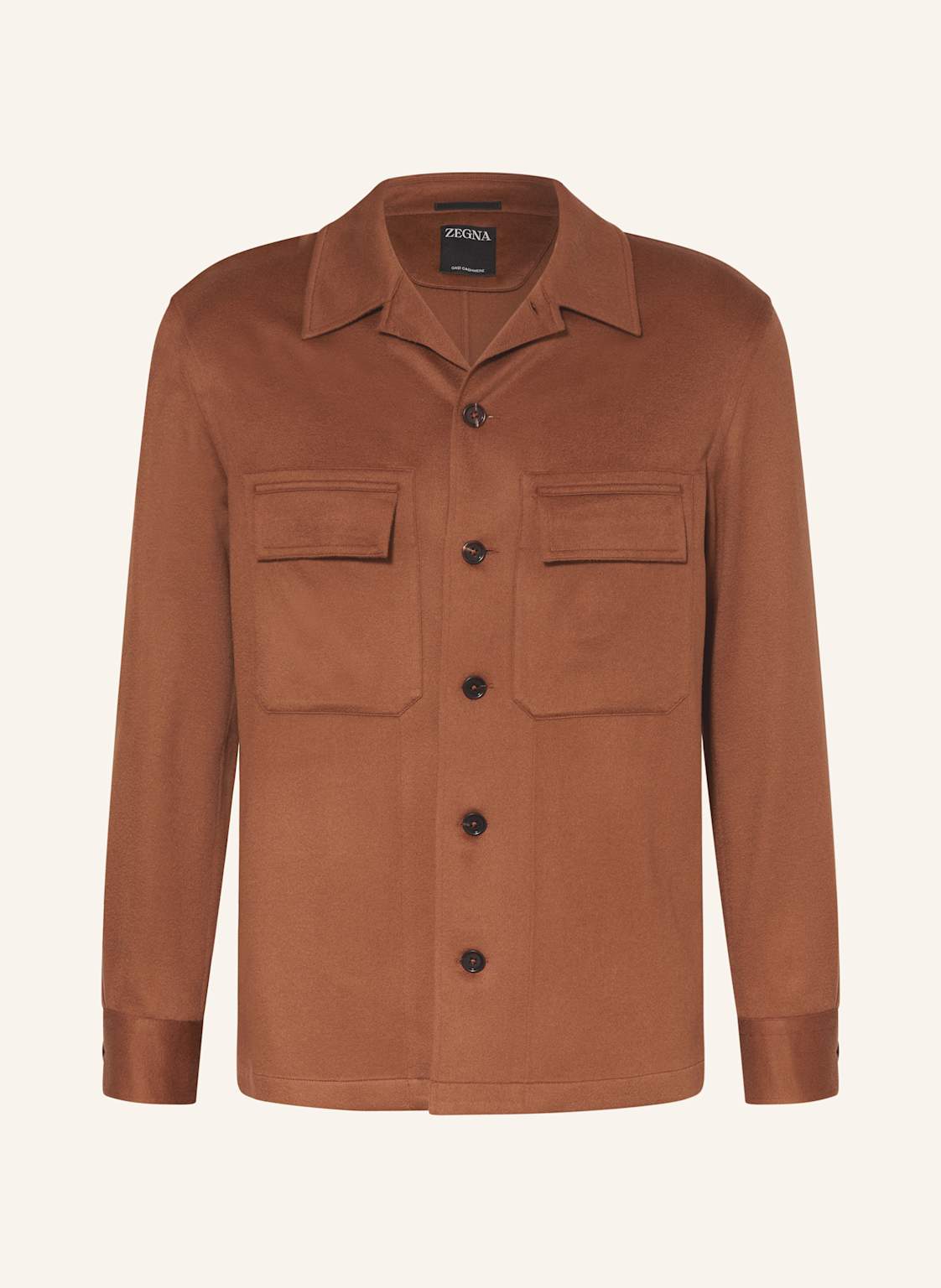 Zegna Cashmere-Overjacket Alba braun Zegna Cashmere-Overjacket Alba braun von ZEGNA