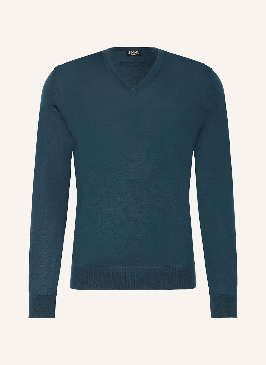 Zegna Cashmere-Pullover Cashseta Mit Seide gruen von ZEGNA