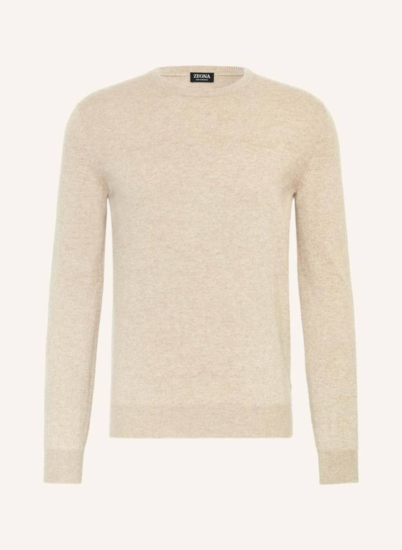 Zegna Cashmere-Pullover beige von ZEGNA