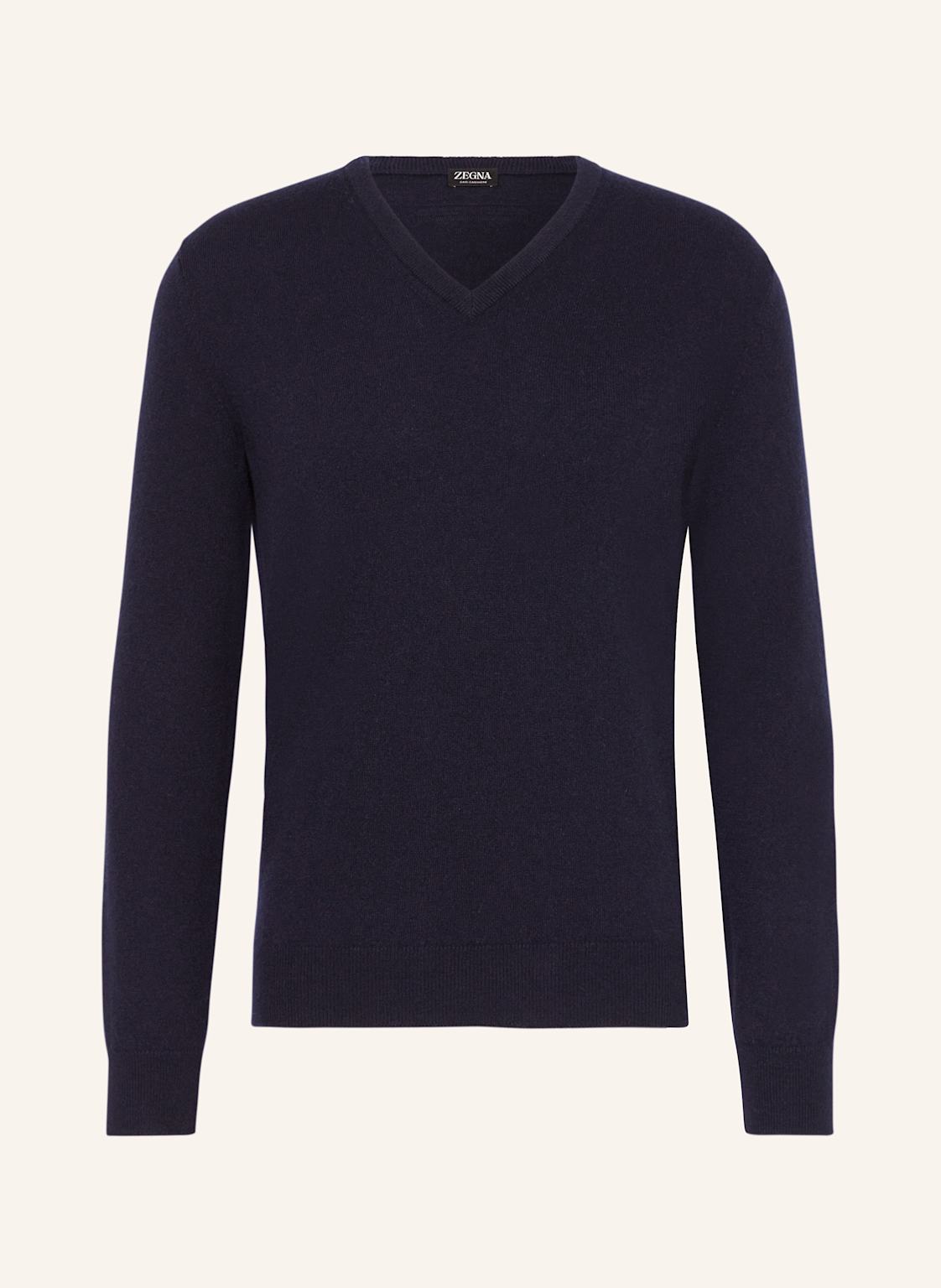 Zegna Cashmere-Pullover blau von ZEGNA