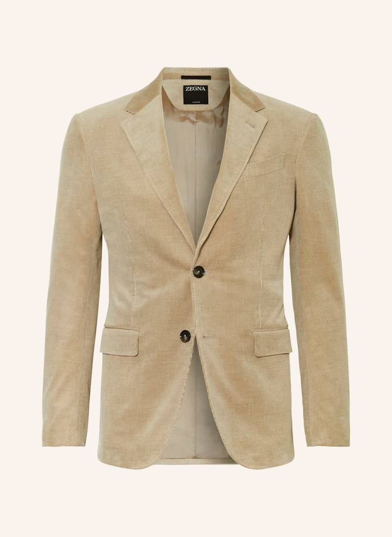 Zegna Cordsakko Cashco beige von ZEGNA