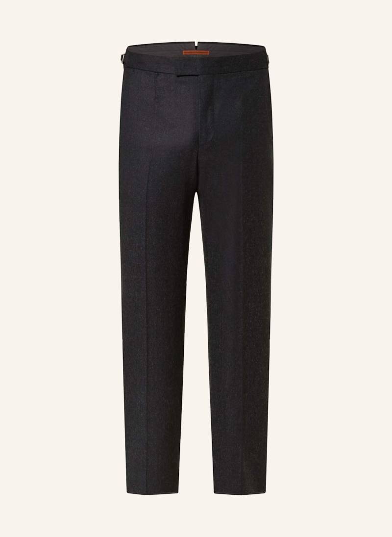 Zegna Flanellhose Narrow Fit grau von ZEGNA