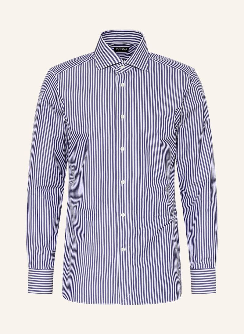 Zegna Hemd Regular Fit blau von ZEGNA