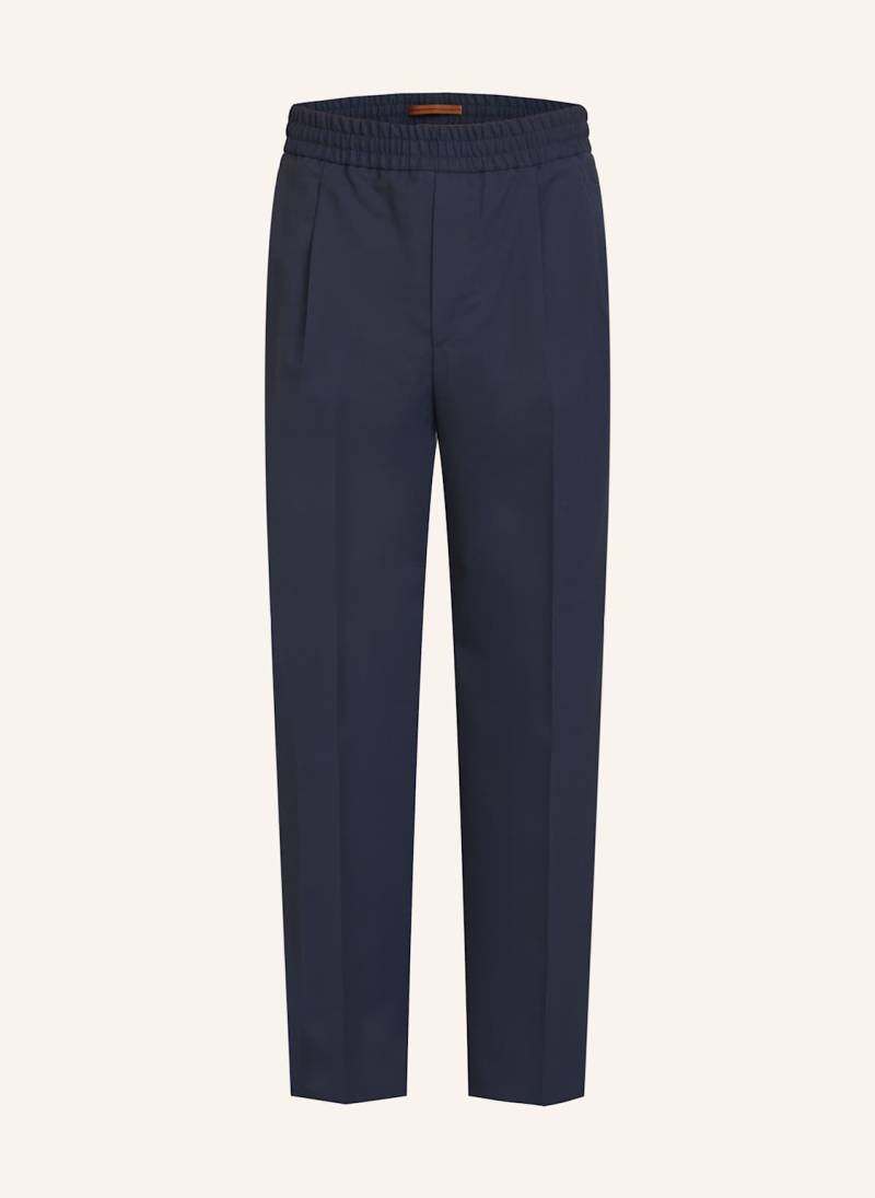 Zegna Hose Slim Fit blau von ZEGNA