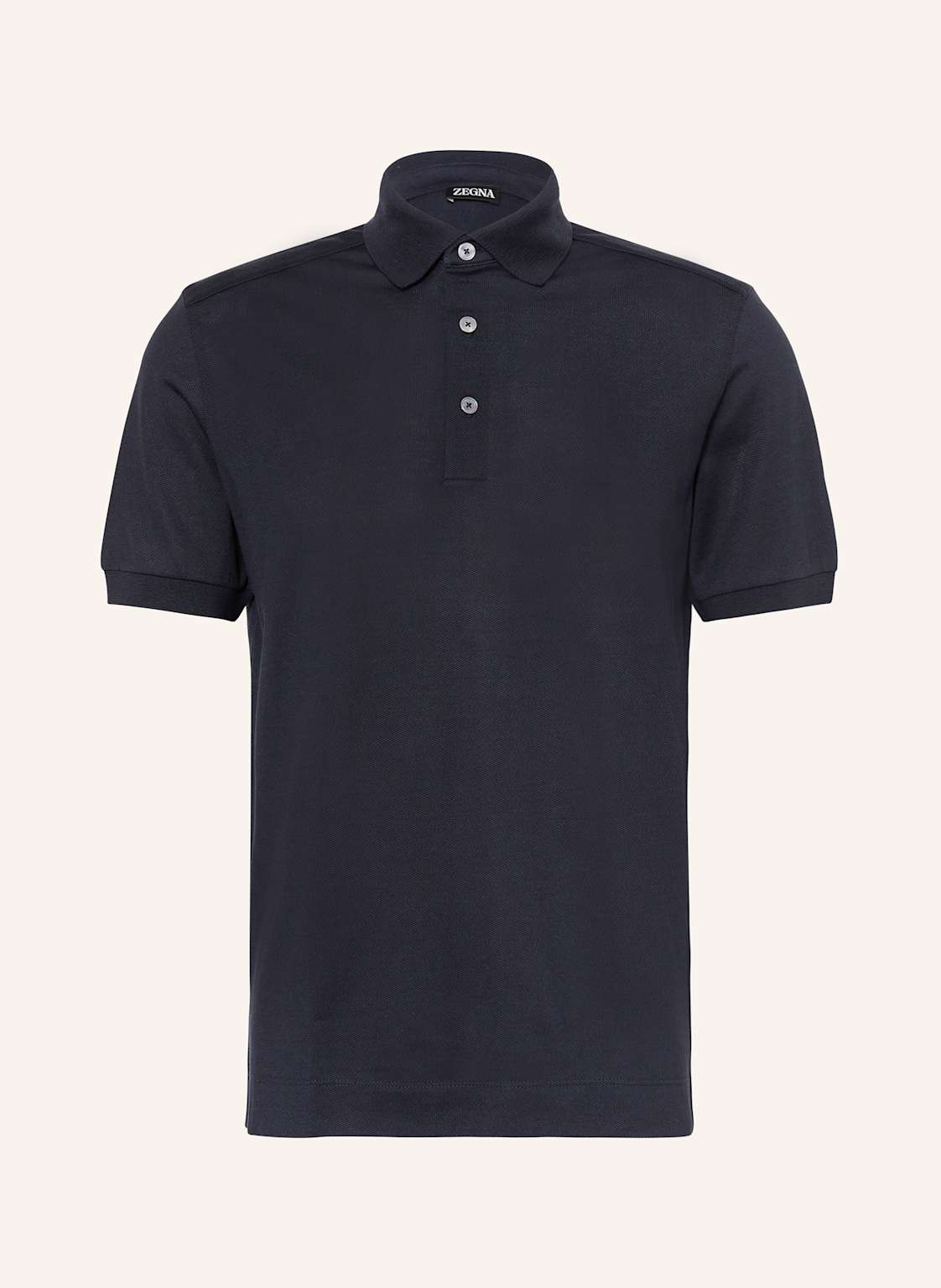 Zegna Jersey-Poloshirt Mit Seide blau von ZEGNA