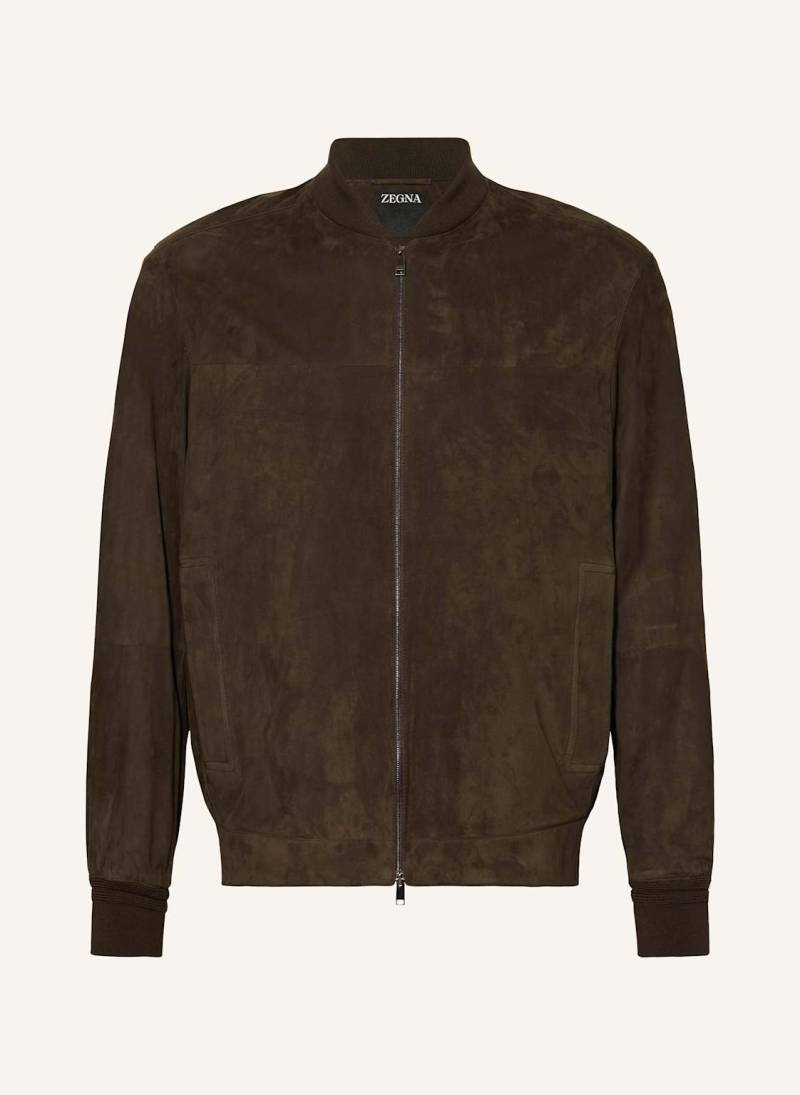 Zegna Lederblouson beige Zegna Lederblouson beige von ZEGNA