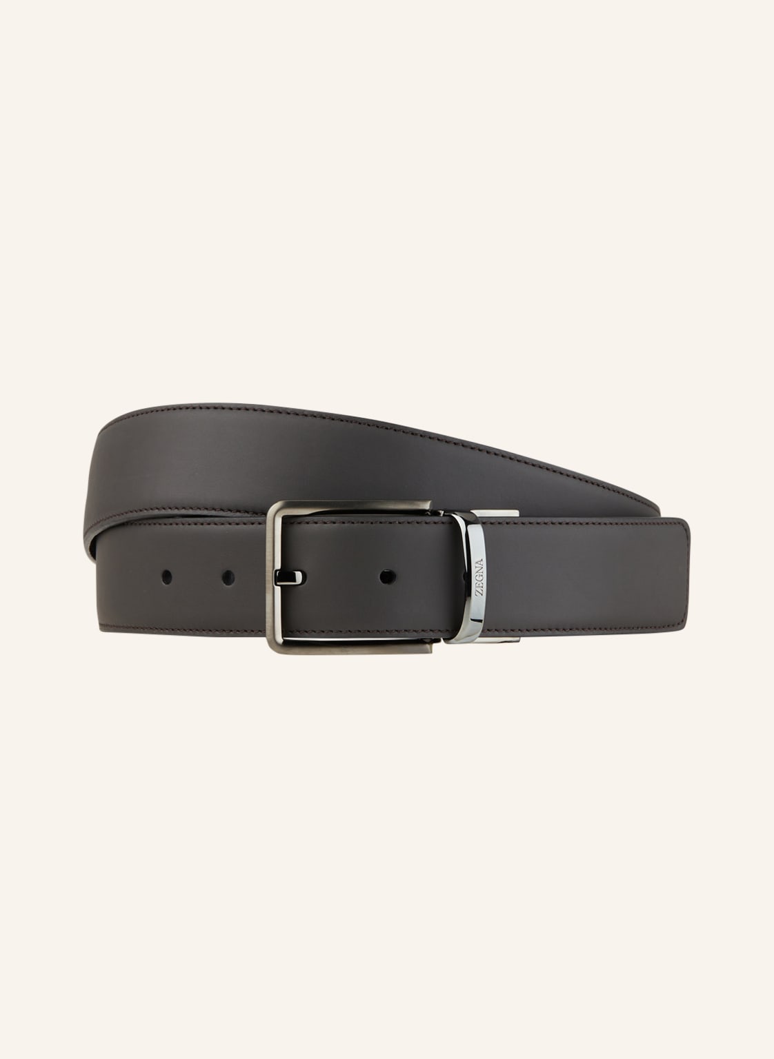 Zegna Ledergürtel Zum Wenden braun Zegna Ledergürtel Zum Wenden braun von ZEGNA