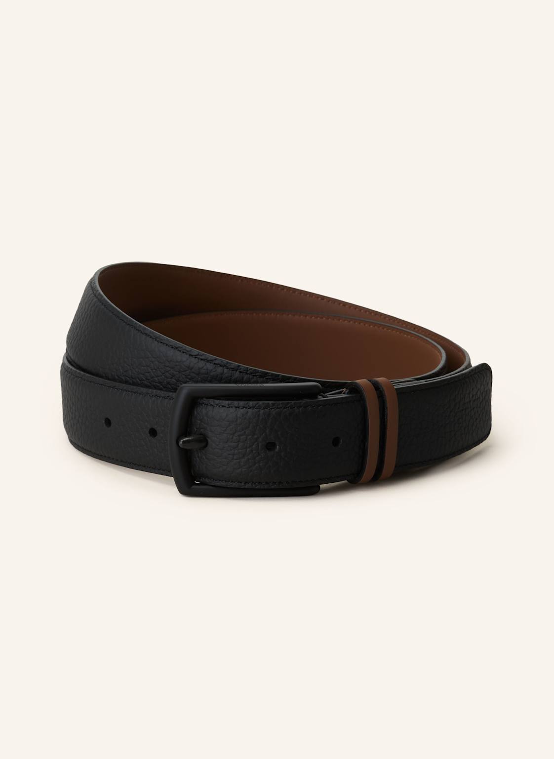 Zegna Ledergürtel schwarz Zegna Ledergürtel schwarz von ZEGNA