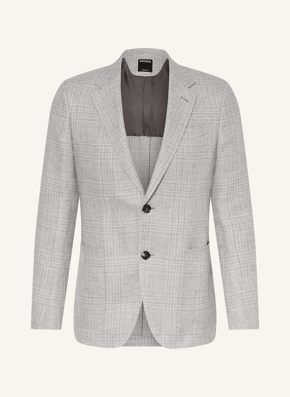 Zegna Leinensakko Extra Slim Fit grau von ZEGNA