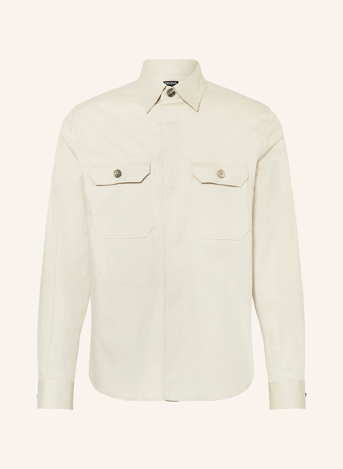 Zegna Overshirt beige Zegna Overshirt beige von ZEGNA