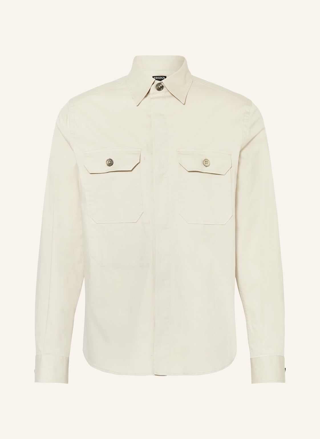 Zegna Overshirt beige von ZEGNA