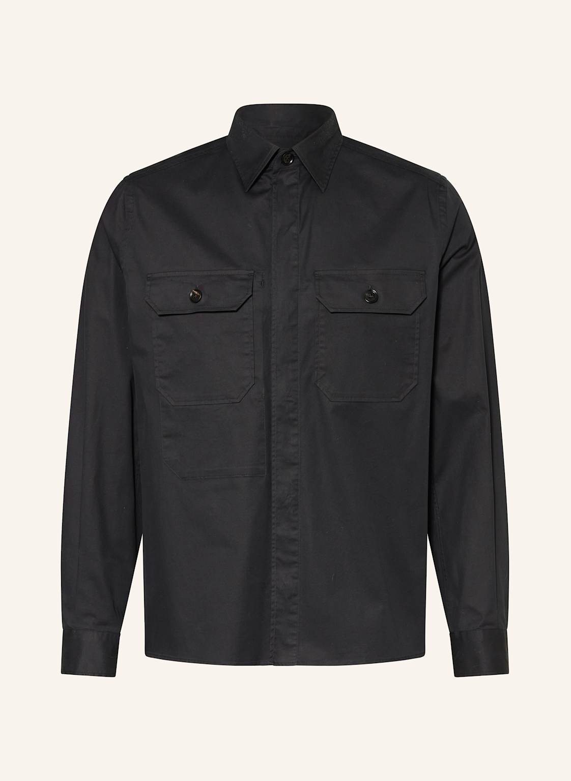 Zegna Overshirt schwarz von ZEGNA