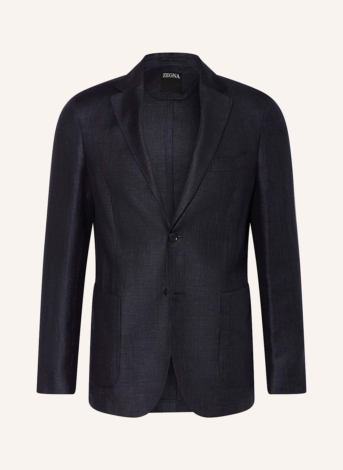 Zegna Sakko Slim Fit Mit Leinen blau von ZEGNA