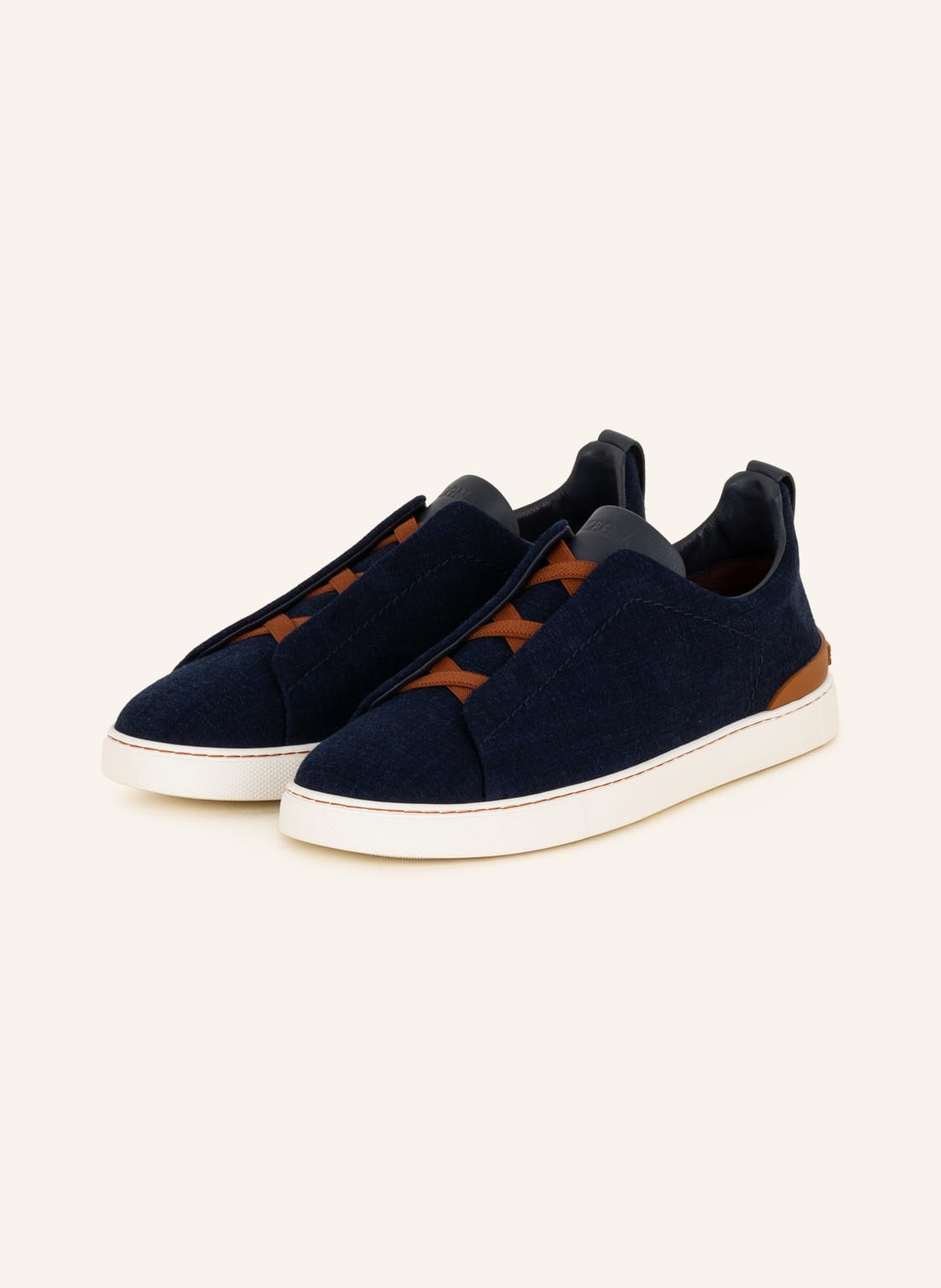 Zegna Slip-On-Sneaker Triple Stitch™ blau Zegna Slip-On-Sneaker Triple Stitch™ blau von ZEGNA