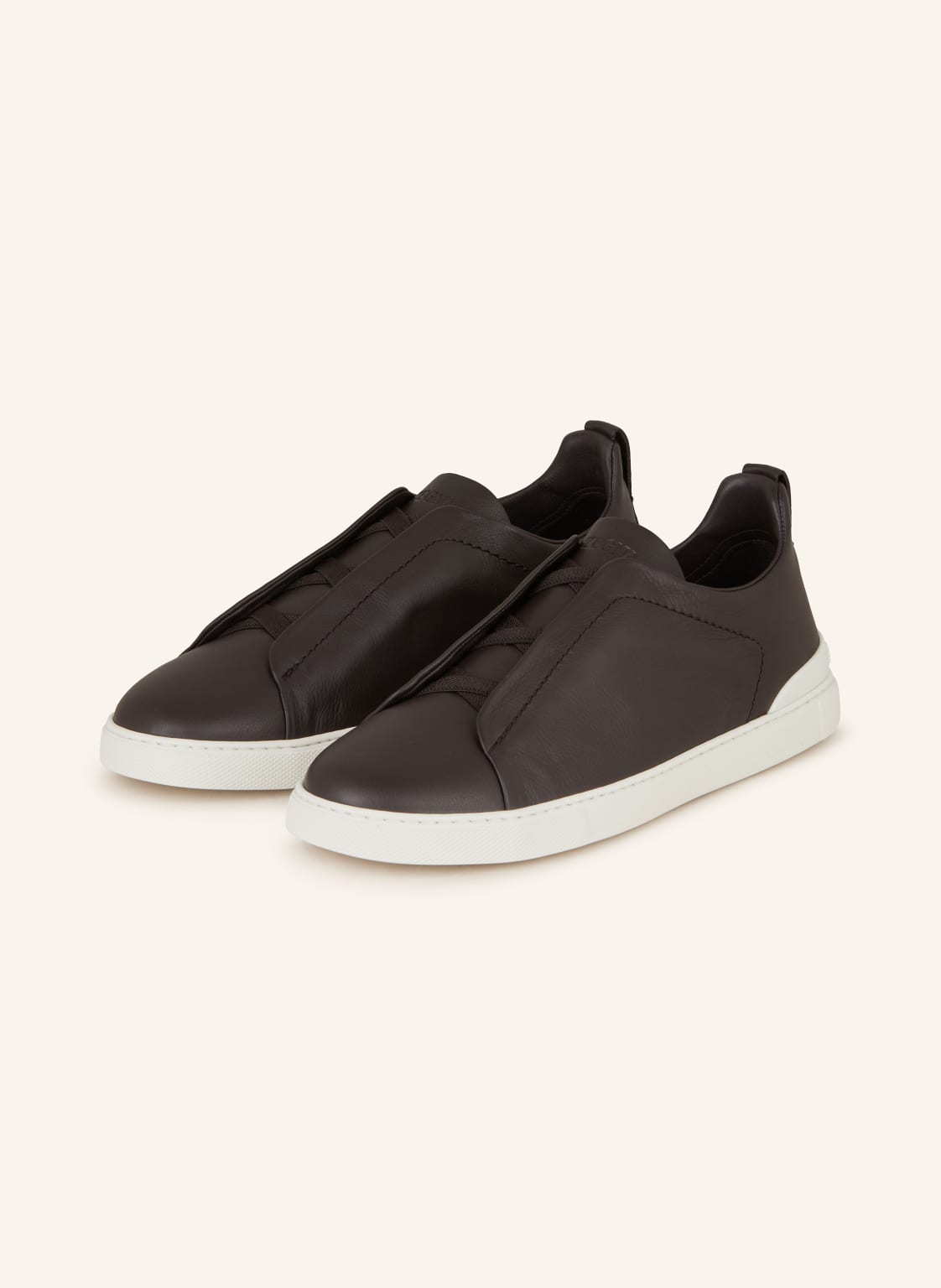 Zegna Slip-On-Sneaker Triple Stitch schwarz Zegna Slip-On-Sneaker Triple Stitch schwarz von ZEGNA