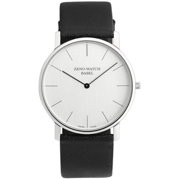 ZENO-WATCH BASEL, Bauhaus XL, Quartzuhr silber von ZENO Swiss