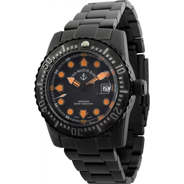 ZENO-WATCH BASEL, Airplane Diver, XL Taucheruhr Automatik, schwarz von ZENO WATCH BASEL