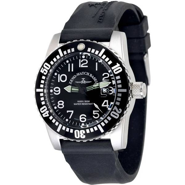 ZENO-WATCH BASEL, Airplane Diver, XL Taucheruhr Quartz von ZENO WATCH BASEL