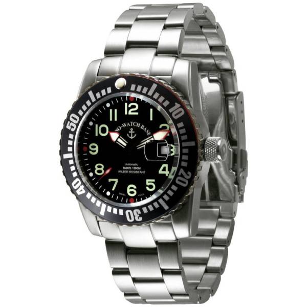 ZENO-WATCH BASEL, Airplane Diver Automatik Edelstahl von ZENO WATCH BASEL