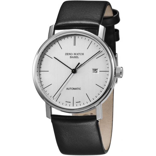 ZENO-WATCH BASEL, Bauhaus Edelstahl, Automatik Uhr, silber von ZENO WATCH BASEL