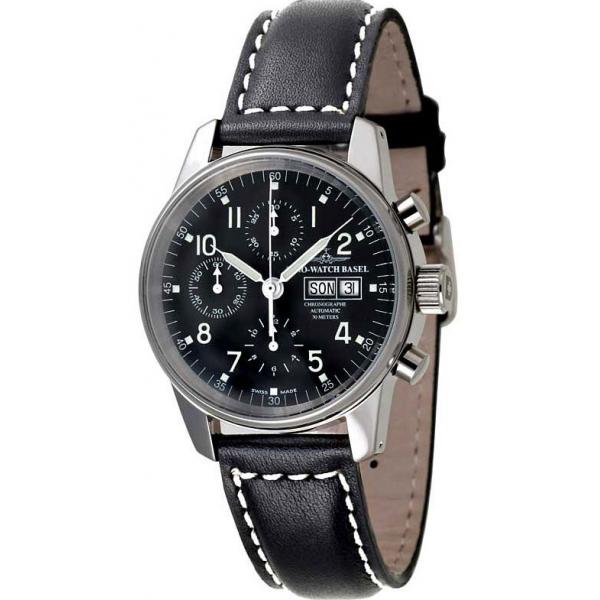 ZENO-WATCH BASEL, Pilot Classic, Automatik Flieger Chrono Navigator von ZENO WATCH BASEL