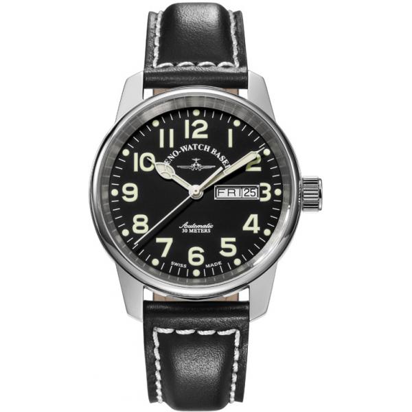 ZENO-WATCH BASEL, Pilot Classic Automatik Fliegeruhr Tag Datum von ZENO WATCH BASEL