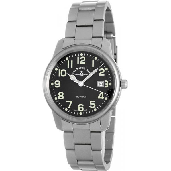 ZENO-WATCH BASEL, Pilot Classic Edelstahl Quartz von ZENO WATCH BASEL